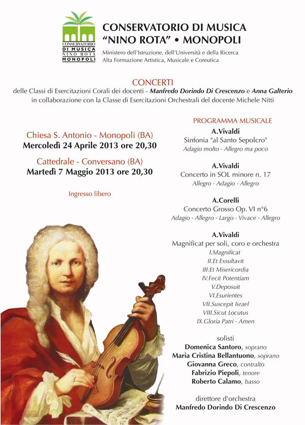 Conservatorio Nino Rota - Concerti